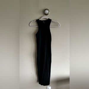 Dr Denim racer back dress in black